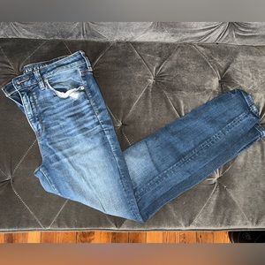 AE Next Level Stretch Super High Rise Jegging, Size 10 Regular